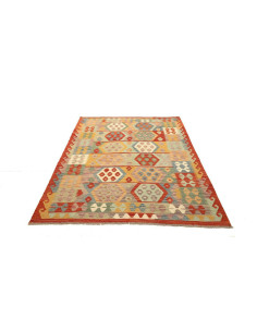 Kilim 148x201 Cm Kilim, Afghanistan, Lana Cardata A Mano 2