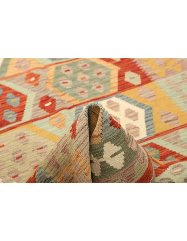Kilim 148x201 Cm Kilim, Afghanistan, Hand-carded Wool warp:
