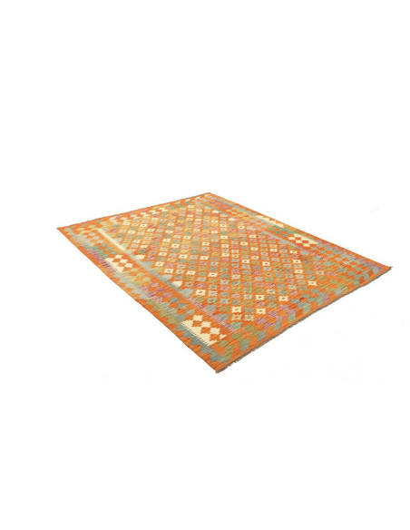Kilim 154x192 Cm Kilim, Afghanistan, Hand-carded Wool