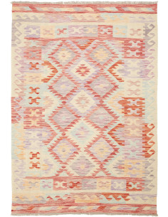 Kilim 143x207 Cm Kilim Afghanistan Lana Cardata A Mano