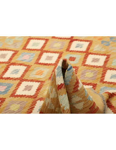 Kilim 150x199 Cm Kilim Afghanistan Hand-carded Wool warp:
