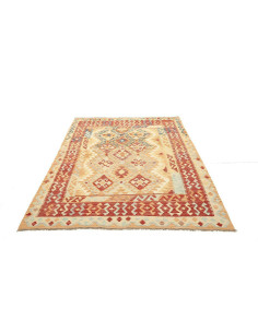 Kilim 156x198 Cm Kilim, Afghanistan, Lana Cardata A Mano 2