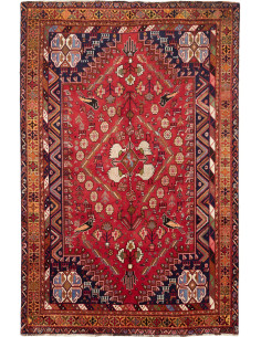 Tappeto Shiraz Fine Persia marrone giallo 168x255