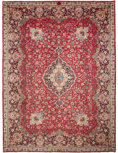 Kashmar 300x396 Cm Kashmar, Persia, Lana Cardata A Mano