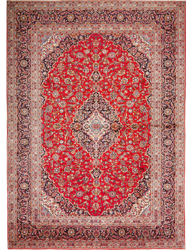 Ardakan 252x350 Cm Ardakan, Persia, Hand-carded Wool, Cotton