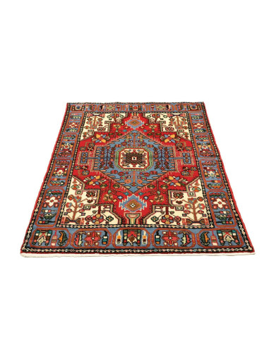Medallion Red Blue 104x149 Cm