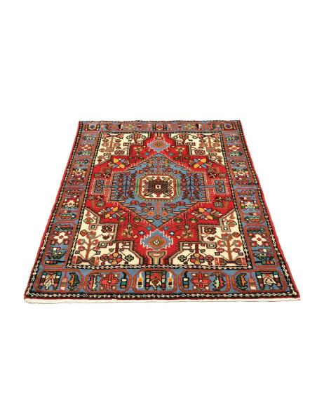 Medallion Red Blue 104x149 Cm