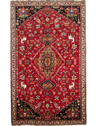 Tappeto Shiraz Fine Persia marrone blu 173x282