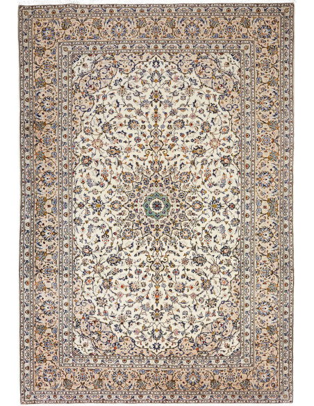 Kashan 237x345 Cm Kashan Persia Hand-carded Wool Cotton