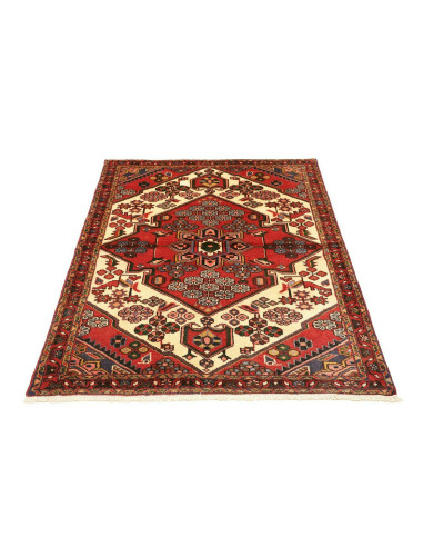Geometric Red Beige 110x150 Cm