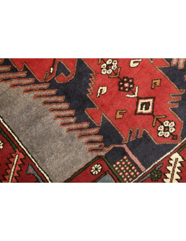 108x150 Cm Tribal Medallion Rug, Caucasian, Wool warp: