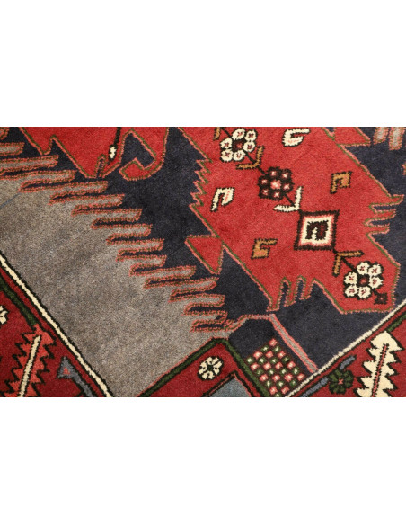 108x150 Cm Tribal Medallion Rug, Caucasian, Wool warp: