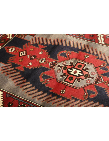 108x150 Cm Tribal Medallion Rug, Caucasian, Wool warp: