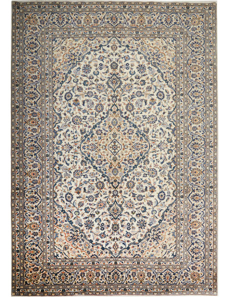 Kashan 246x350 Cm Kashan, Persia, Hand-carded Wool cotton