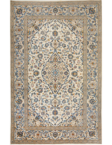 Kashan 196x308 Cm Kashan, Persia, Lana Cardata A Mano