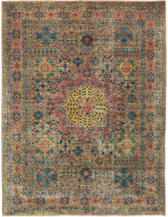Rug Mamlouk Pakistan 150x199 Beige Blue Red Yel