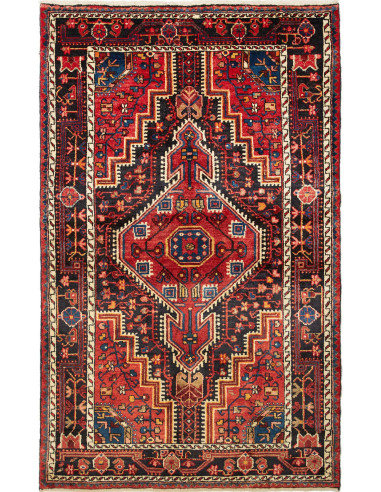 113x186 Cm Shiraz, Persia. Wool warp: Wool/Cotton.