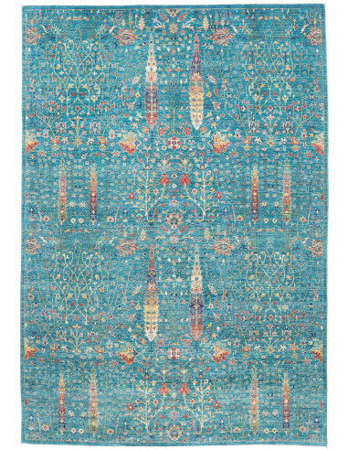 Tappeto Shahi Fine Pakistan 205x296 Turchese Sm