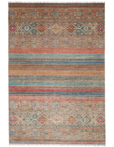 Rug Rubin Pakistan 206x302 Beige Blue Terracott