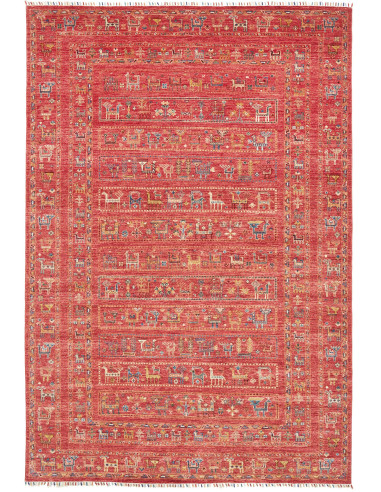 Tappeto Rubin Pakistan 202x297 Rosso Terracotta
