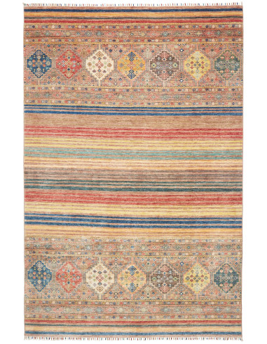 Rug Rubin Pakistan 200x305 Beige Brown Terracot