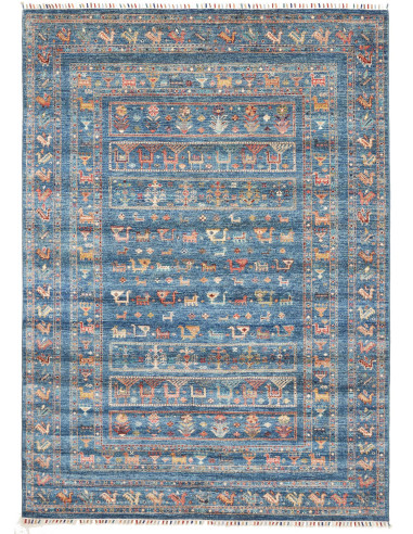 Rug Rubin Pakistan 169x235 Blue Terracotta Oran