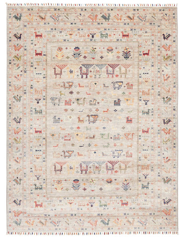 Rug Rubin Pakistan 150x202 Light Beige Multicol