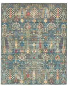 Rug Shahi Fine Pakistan 246x303 Teal Blue Red Y