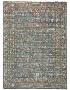 Rug Rubin Pakistan 249x350 Teal Blue Green Bric
