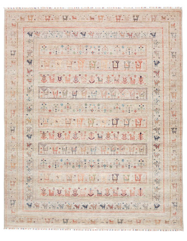 Tappeto Rubin Pakistan 248x306 Beige Rosso Aran