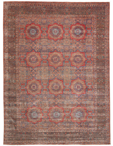 Tappeto Mamlouk Pakistan 270x366 Rosso Ruggine
