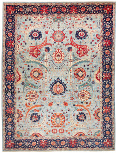 Tappeto Aryana Fine Pakistan 311x409 Azzurro Bl
