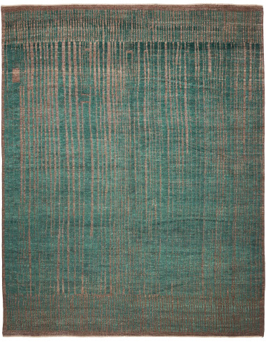 Rug Gabbeh Marrakech Pakistan 292x369 Deep Teal