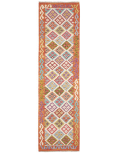 Rug Kilim Afghanistan 79x298 Terracotta Orange