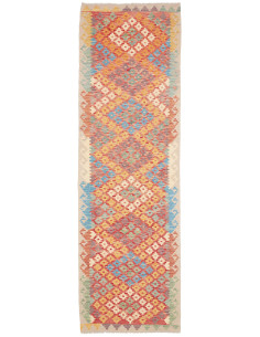 Rug Kilim Afghanistan 88x287 Terracotta Orange