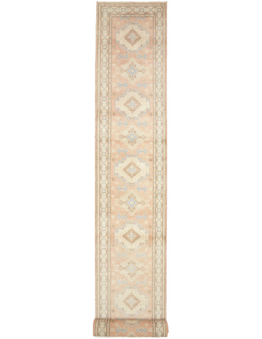 Rug Kazak Afghanistan 79x604 Peach Cream