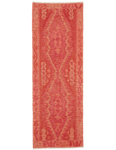 Rug Kilim Afghanistan 87x244 Terracotta Burnt O