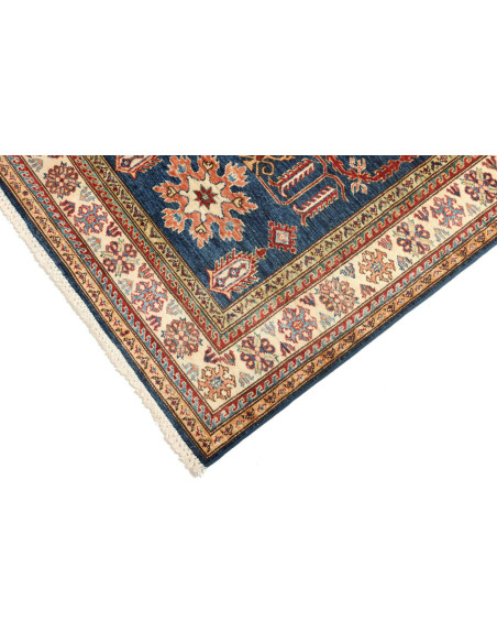 Rug Kazak Fine Pakistan 102x156 Blue Terracotta