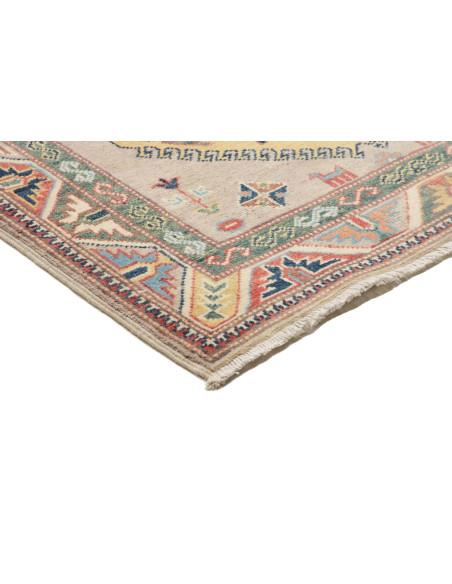 Rug Kazak Afghanistan 86x307 Beige Blue Terraco