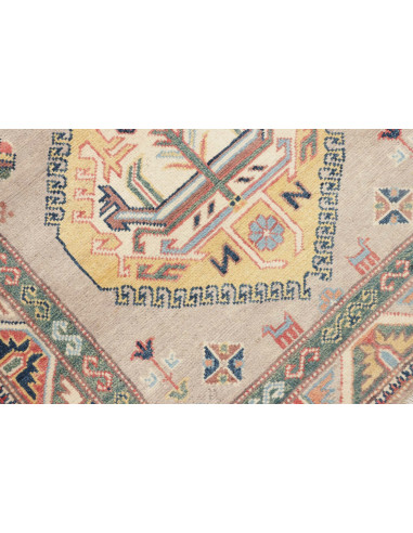Rug Kazak Afghanistan 86x307 Beige Blue Terraco