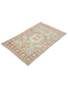 Rug Kazak Afghanistan 81x124 Light Aqua Blue Te 2