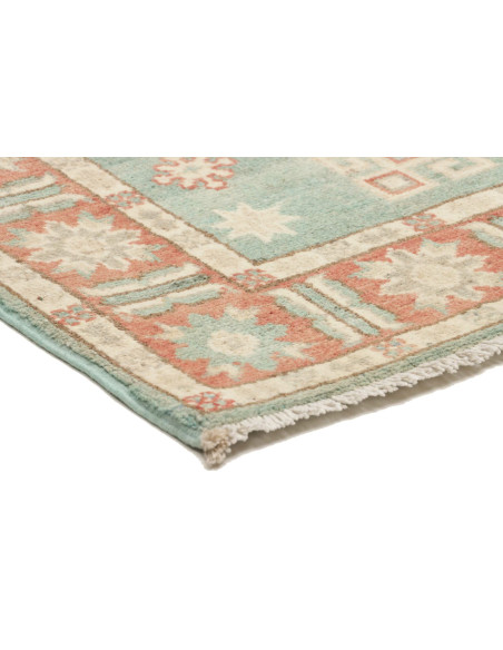 Tappeto Kazak Afghanistan 81x124 Azzurro Acqua