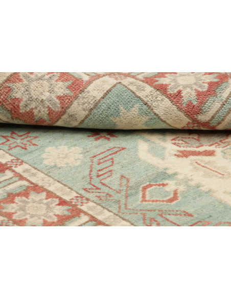 Tappeto Kazak Afghanistan 81x124 Azzurro Acqua