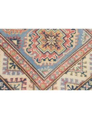 Tappeto Kazak Afghanistan 61x89 Azzurro Celeste