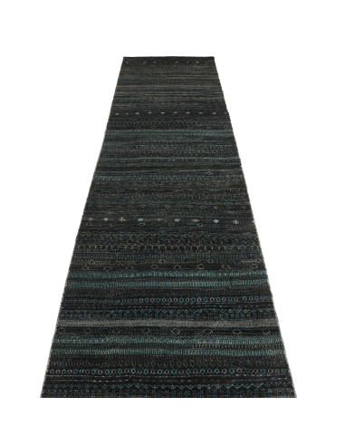Rug Royal Gabbeh Pakistan 90x430 Dark Blue Teal