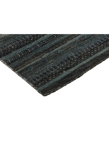 Rug Royal Gabbeh Pakistan 90x430 Dark Blue Teal