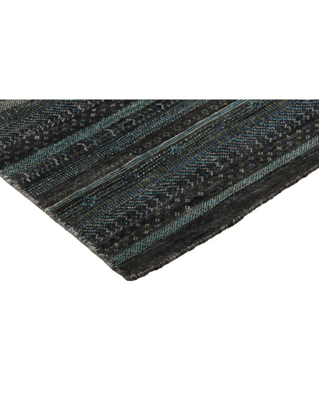 Rug Royal Gabbeh Pakistan 90x430 Dark Blue Teal