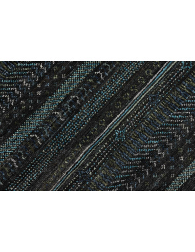 Rug Royal Gabbeh Pakistan 90x430 Dark Blue Teal