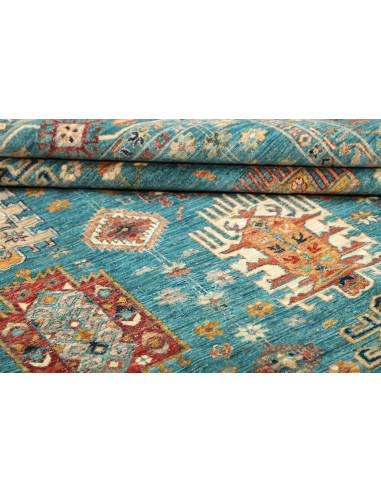 Rug Tribal Pakistan 239x341 Aquamarine Orange C