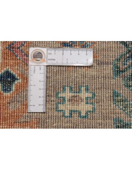 Tappeto Tribal Pakistan 80x278 Grigio Sabbia Ar